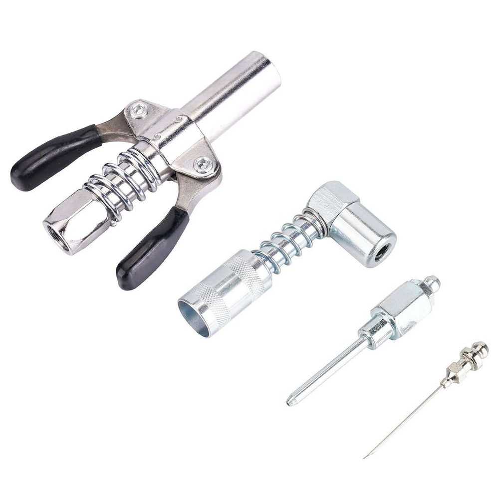 Grease Gun Coupler 90 Degree Adapter Needle Tips Dispenser Injection Needle Kit
