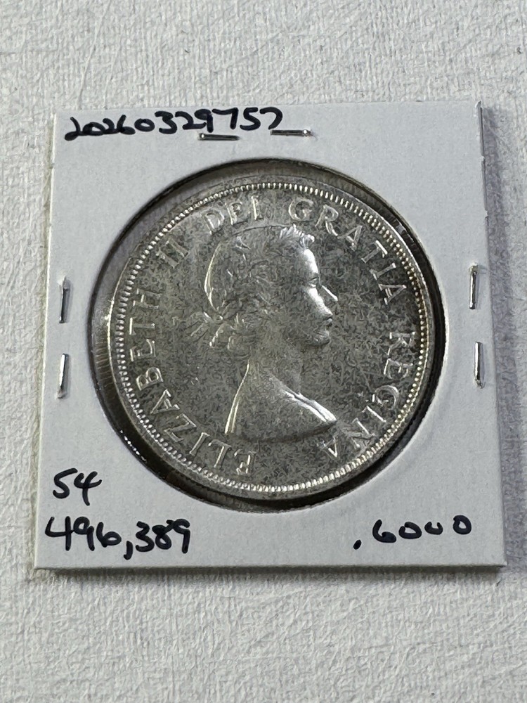 1957 Canada $1 Silver Coin Low Mintage