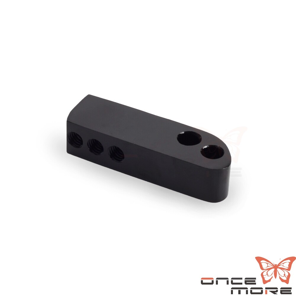Motorcycle Black Headlight Extension Block For Harley FXD Dyna Super Glide