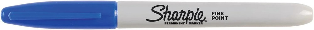 Sharpie Permanent Markers | Fine Point | Black & Blue | 2 Count