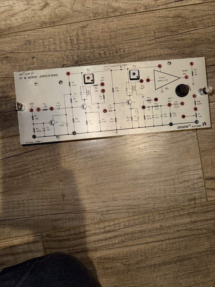 DEGEM SYSTEMS UNITCOM 1 AUDIO AMPLIFIERS AM TUNER MODULATOR