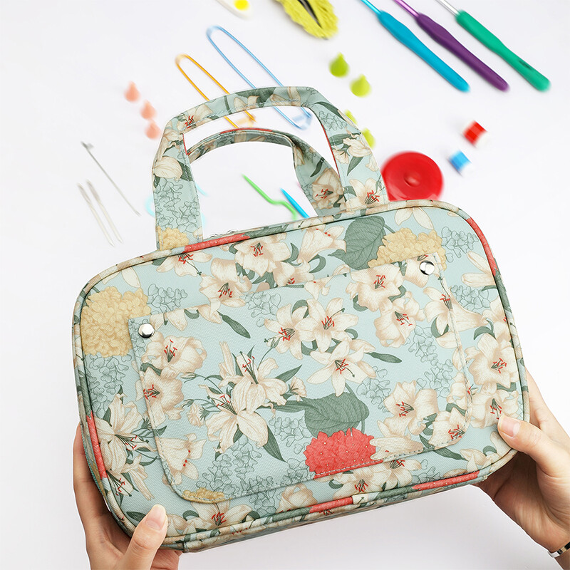 Weaving Tools Storage Bag Knitting Tool Portable Storage Bag Sewing Accessorie