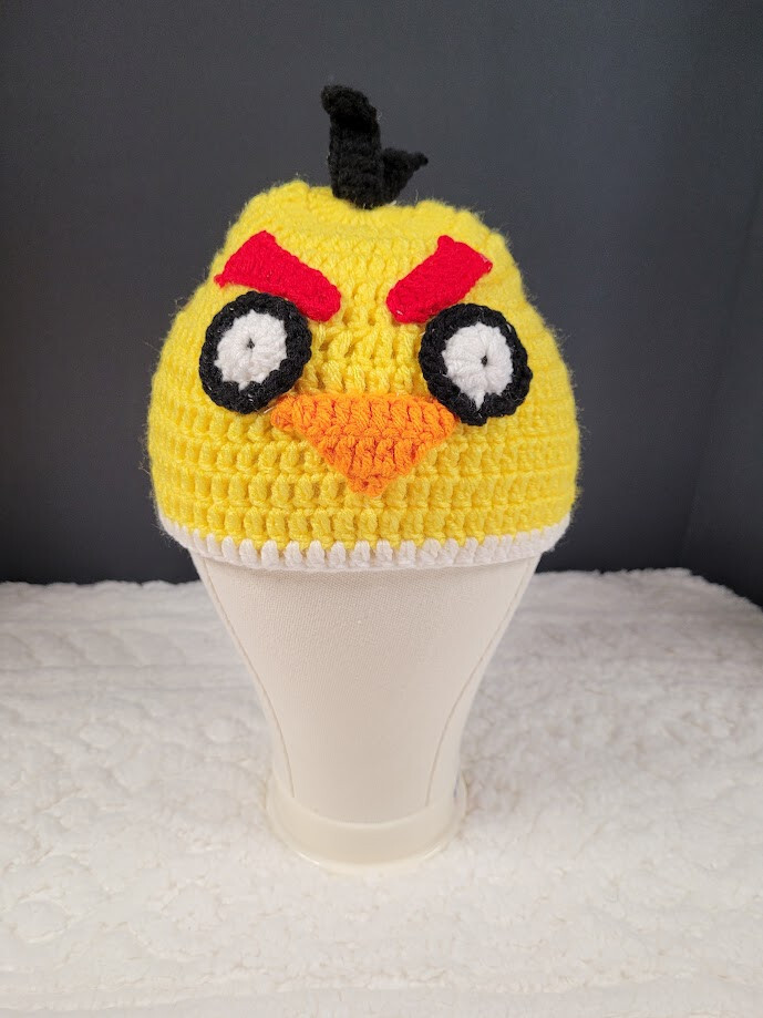 Handmade Crocheted Angry Birds Beanie