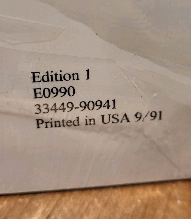 HEWLETT PACKARD LaserJet III Software Application Notes NEW SEALED Edition 1