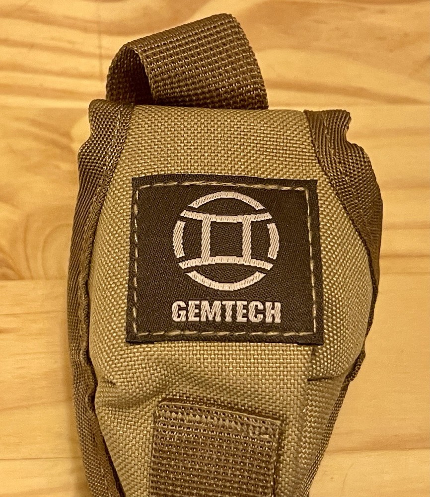 GEMTECH MOLLE Suppressor Accessory Pouch Coyote Tan Vented