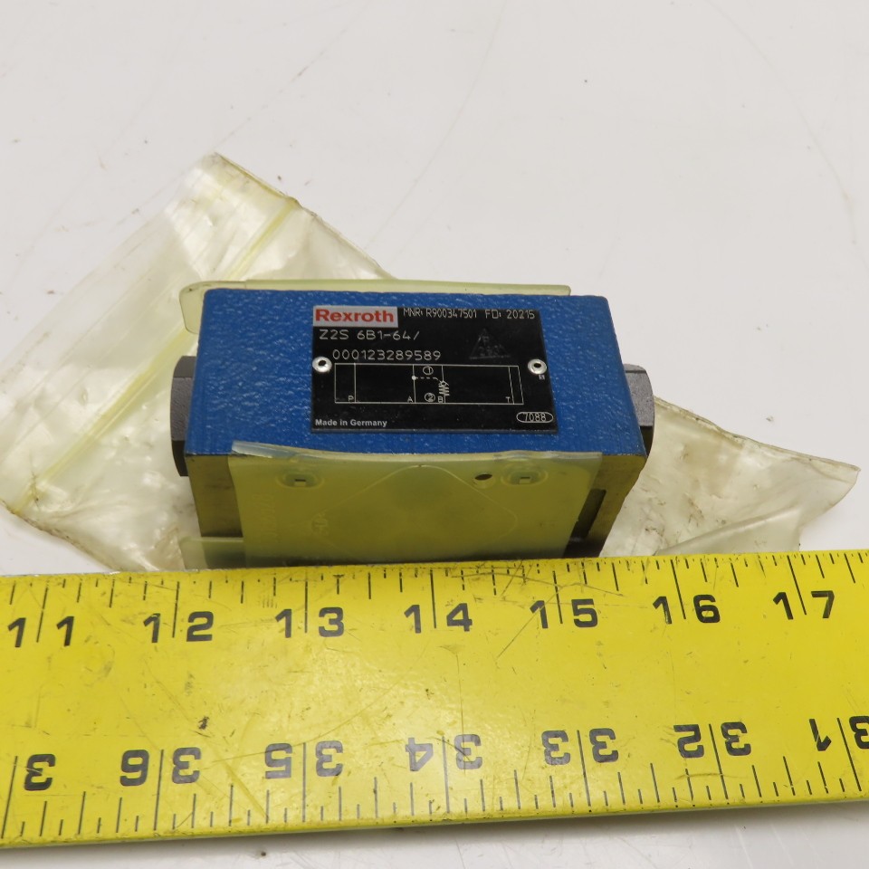 Rexroth R900347501 Z2S 6B1-64/ Double Pilot Operated Check Valve