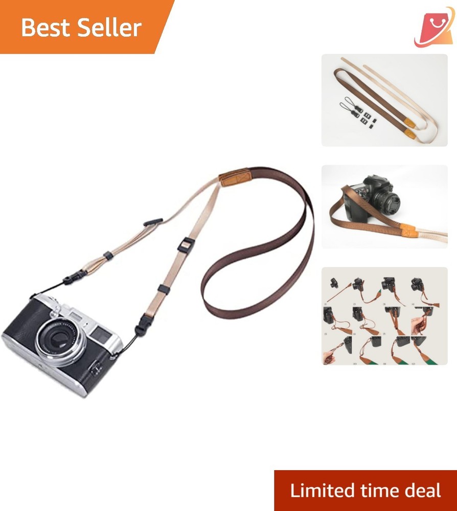 Adjustable Camera Shoulder Strap Nylon Sling for DSLR DSLR Compact Photography