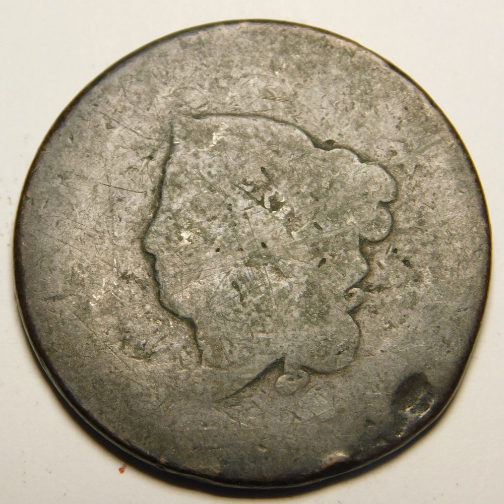 Large Cent Matron Head  Dateless  Actual Coin Pictured