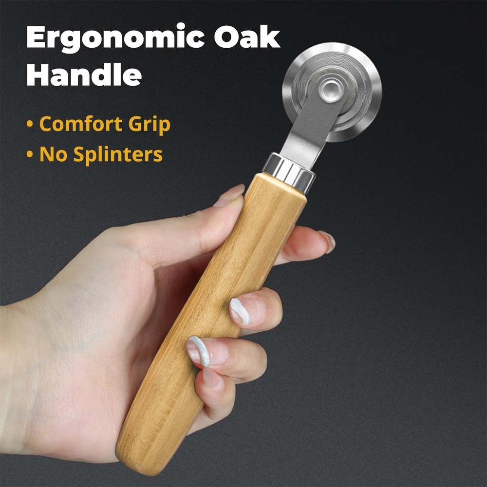 Box Resizer Tool Kit, 1.2mm Cardboard Scoring with Solid Natural-wood