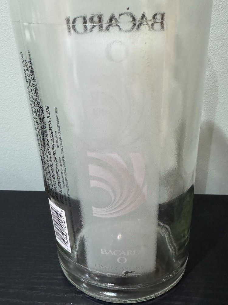Barcardi O - Bacardi Orange - EMPTY Bottle - 1 litre - Collectable