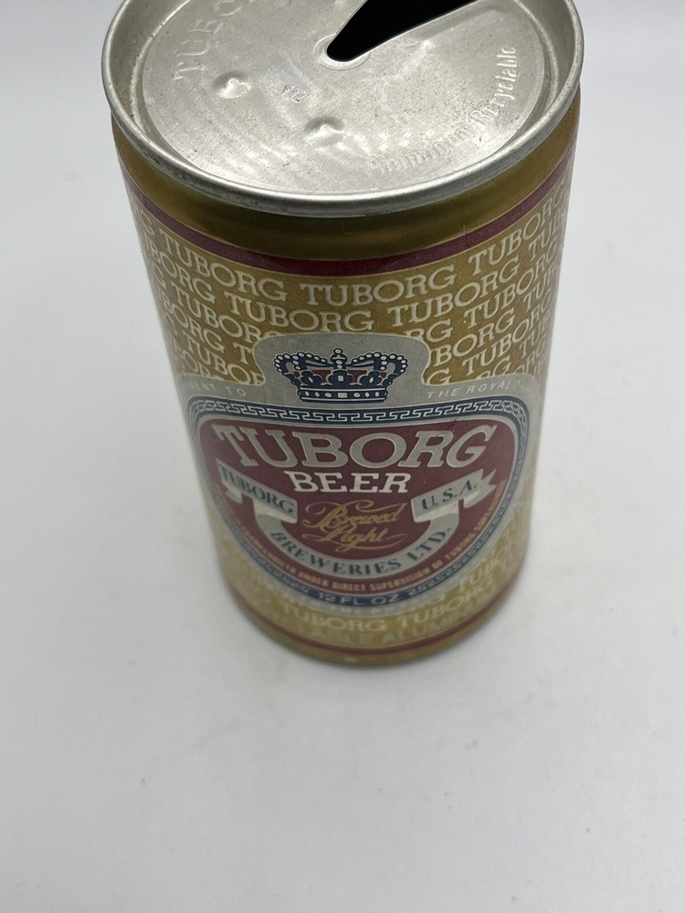 Tuborg Vintage Empty Beer Can 12oz Pull Tab