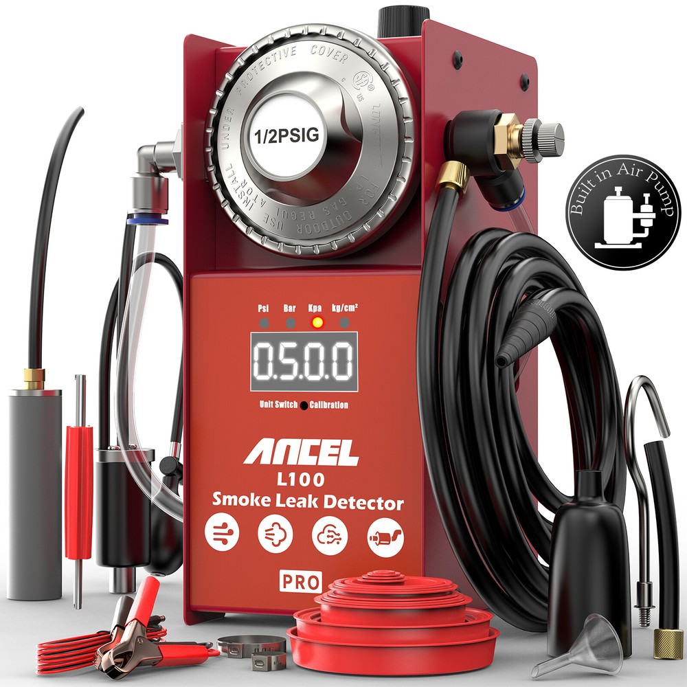 EVAP Smoke Machine Tester A/C Refrigerant/Engine oil/Pipe Leak Detection Tool