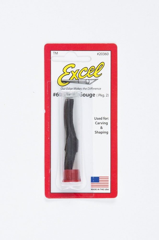 Excel 2-Piece U Gouge, Small