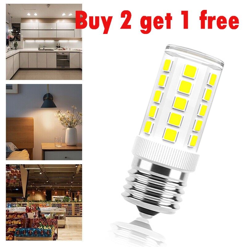 E17 LED Bulb Microwave Oven Light Dimmable 4W Natural White 6000K Light