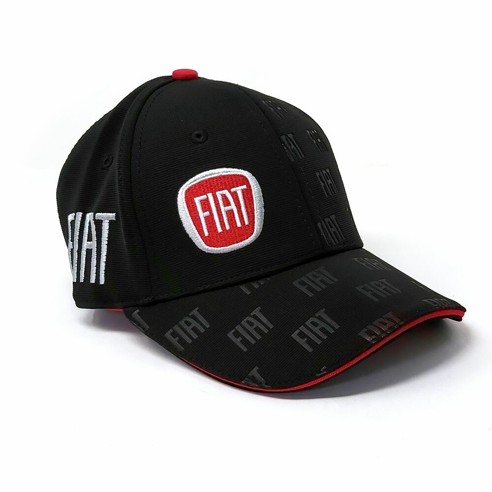 Fiat Black Curved Brim Hat