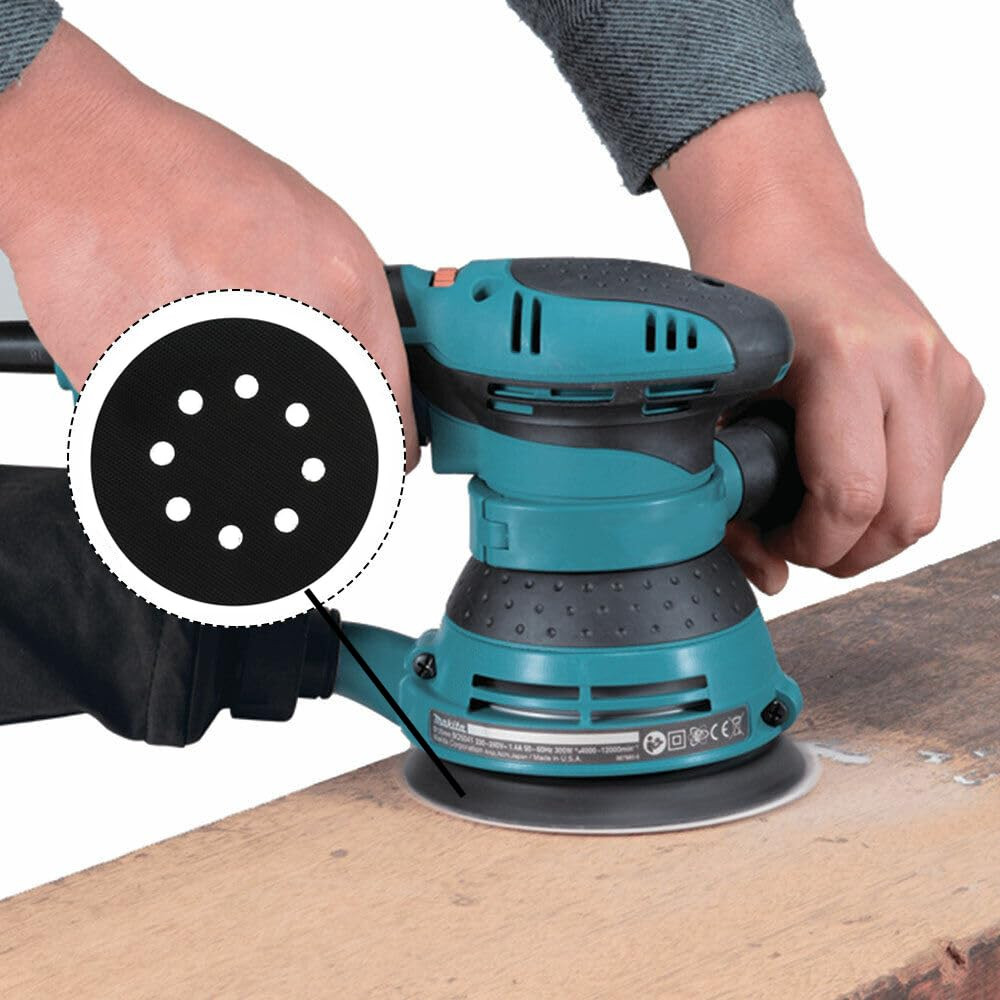 2 Pack 5 Inch 8 Holes Foam Interface Pad Surfprep Foam Sanding Pads for Buffer (