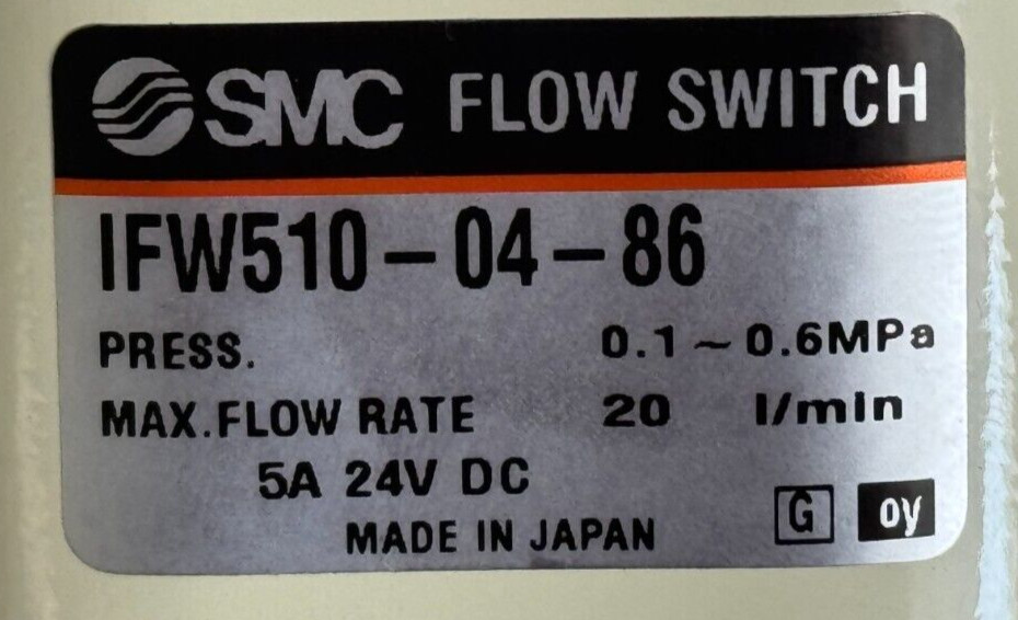 NEW SMC IFW510-04-86 Flow Switch