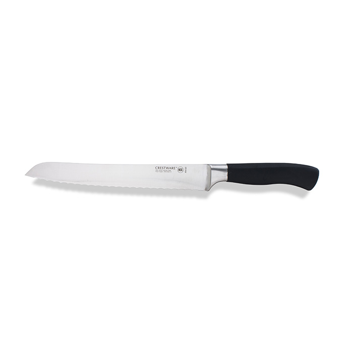 Elite Pro 9" Bread Knife, Black Handle