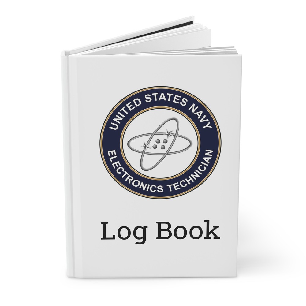 US Navy Electronics Technician Rating Log Book EM Emblem Journal
