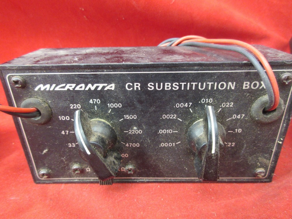 MICRONTA CR Substition Box, capacitance sub box, tv bias supply
