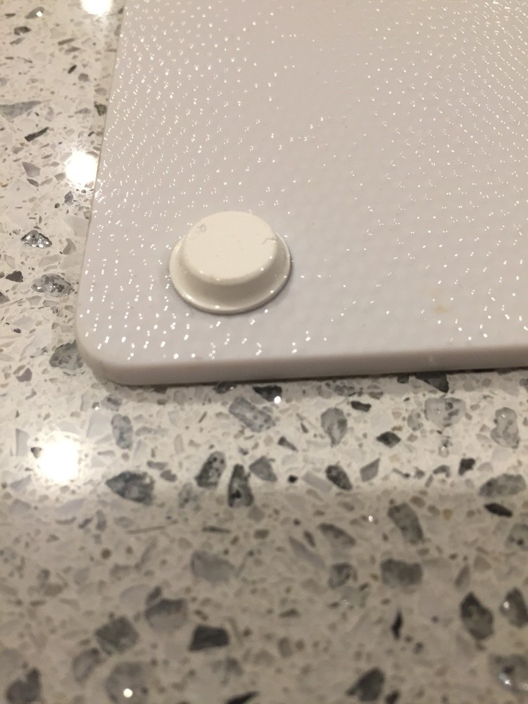 White Original Replacement Feet For Corning Corelle Counter Saver Cutting Board