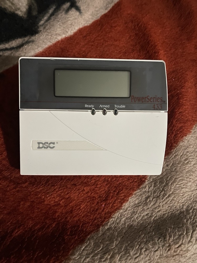 DSC PowerSeries  433 RF  Wired White Keypad Control Wall Mounted LED