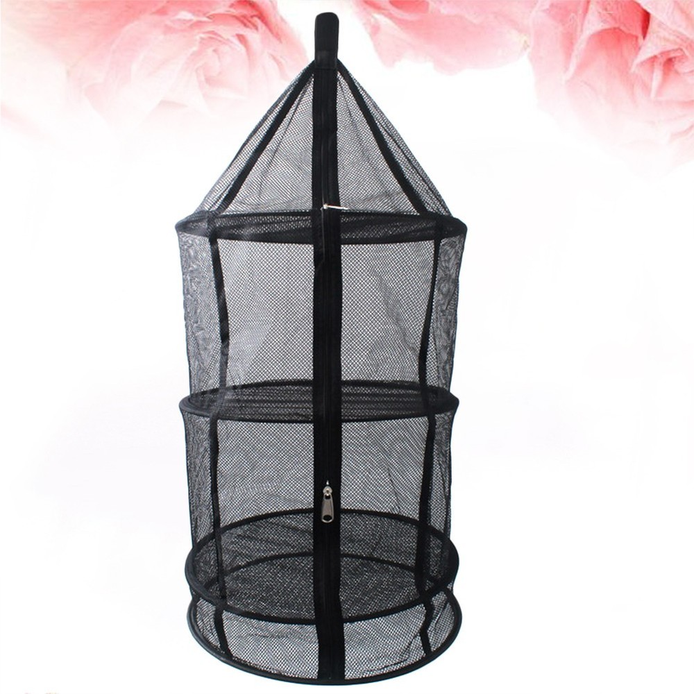 Herbs Drying Beans for Buds Folding Net Foldable Closed Zipper Mesh