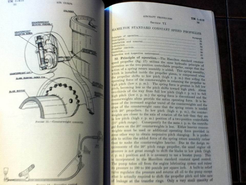 1940 Propeller Technical Manual , Ground Adjustable, Lycoming-Smith, Curtiss &