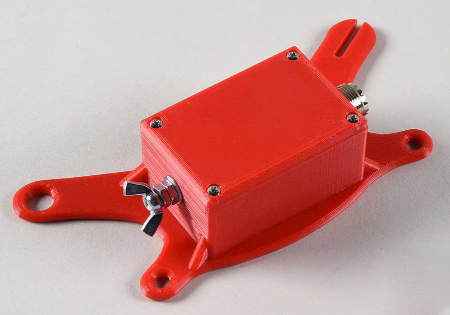 EFHW End Fed Half Wave Antenna with integrated winder Assembled with 70ft wire