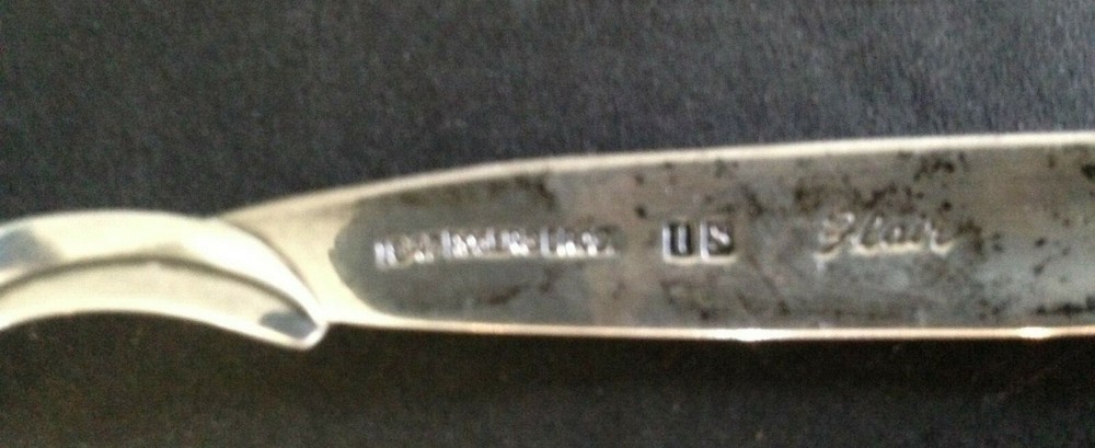1847 Rogers Bros Silverplate Teaspoon IS Flair Pattern Used