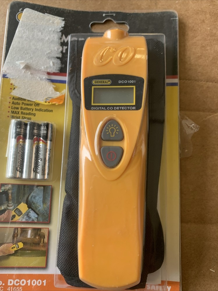General Tools DCO1001 Carbon Monoxide Detector Meter - New