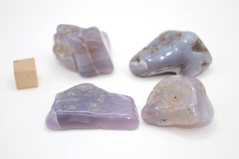 Holley Blue Agate. Tumble polished nuggets. 69.4 grams.