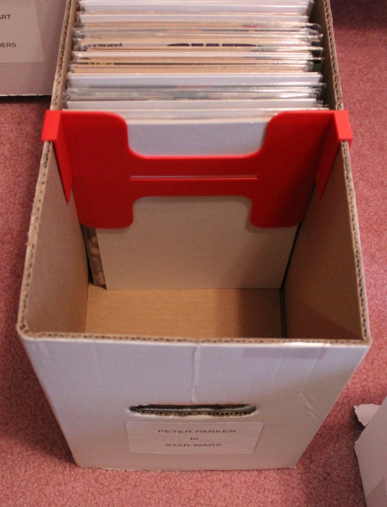 COMIC BOOK SUPPORT DIVIDER FOR SMALL OR LARGE COMIC BOXES - SIZE 8" X 6" - NEW