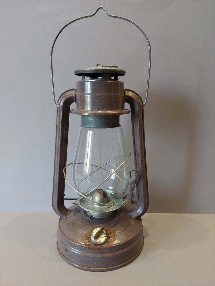 Soviet Vintage Kerosene Lamp. USSR original. Soviet Union ОТК 11