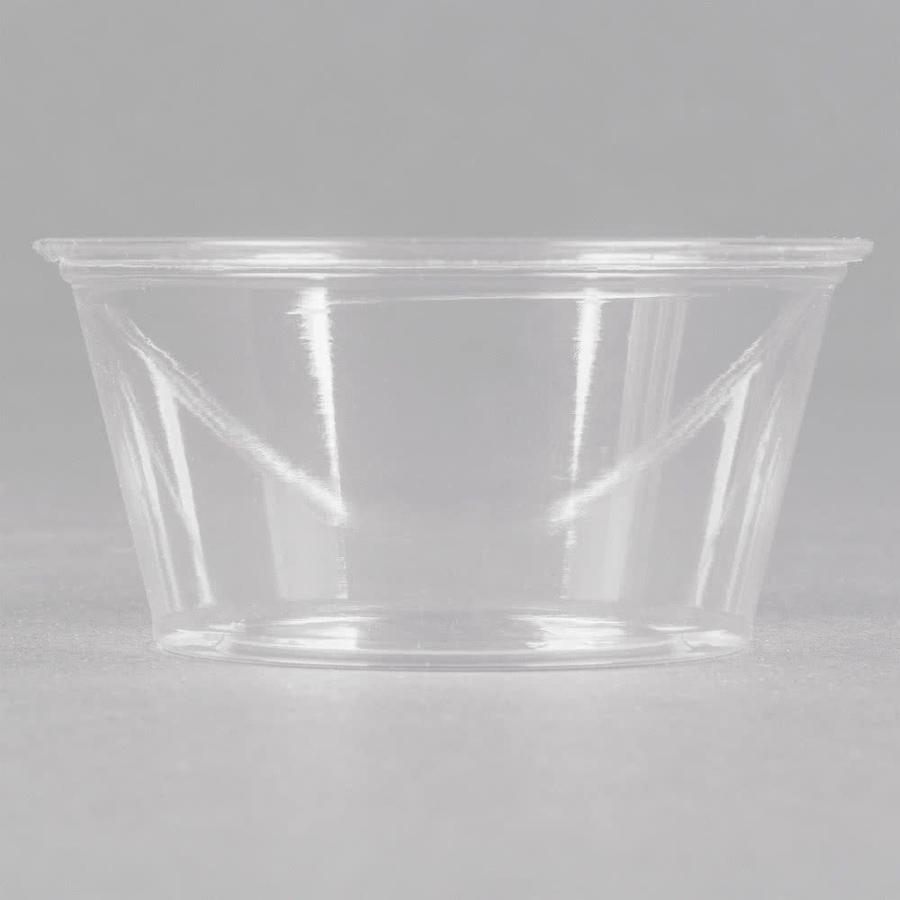 Fabri-Kal Greenware Portion Souffle PLA Cold Cup Clear 2 oz. | 2000/Case
