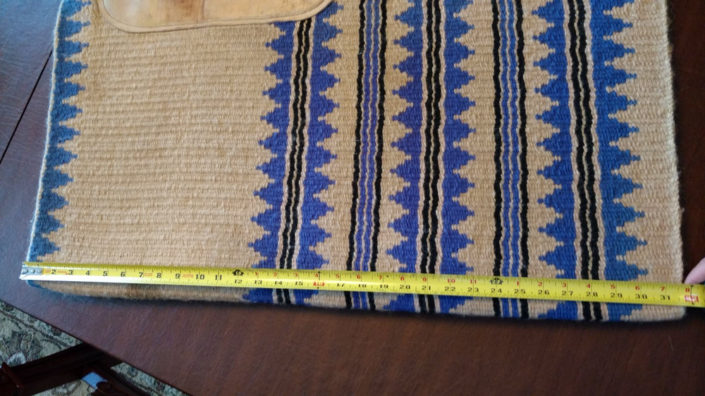 Two Wool Western Show Saddle Pads - Harris