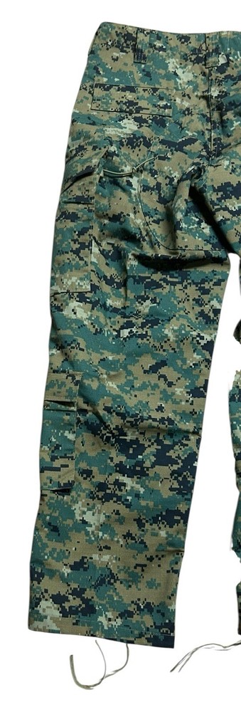 TRU SPEC TACTICAL RESPONSE UNIFORM MENS MEDIUM LONG PANTS DIGITAL CAMO RIPSTOP