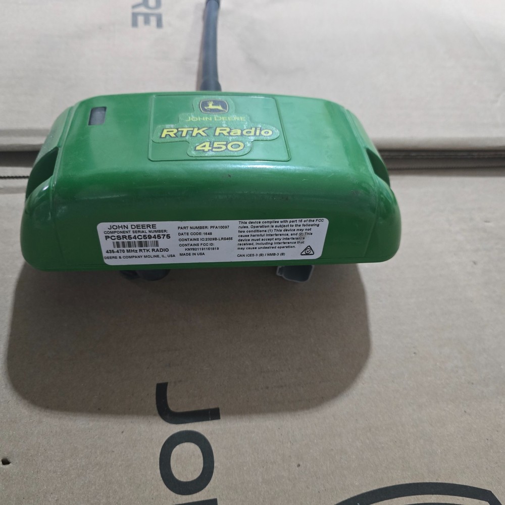John Deere Starfire 450mhz RTK