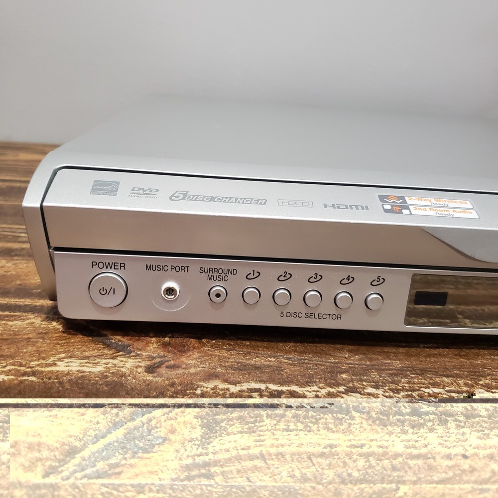 Panasonic 5 Disc Changer SA-HT740 Home Theater System DVD/CD Player Tested