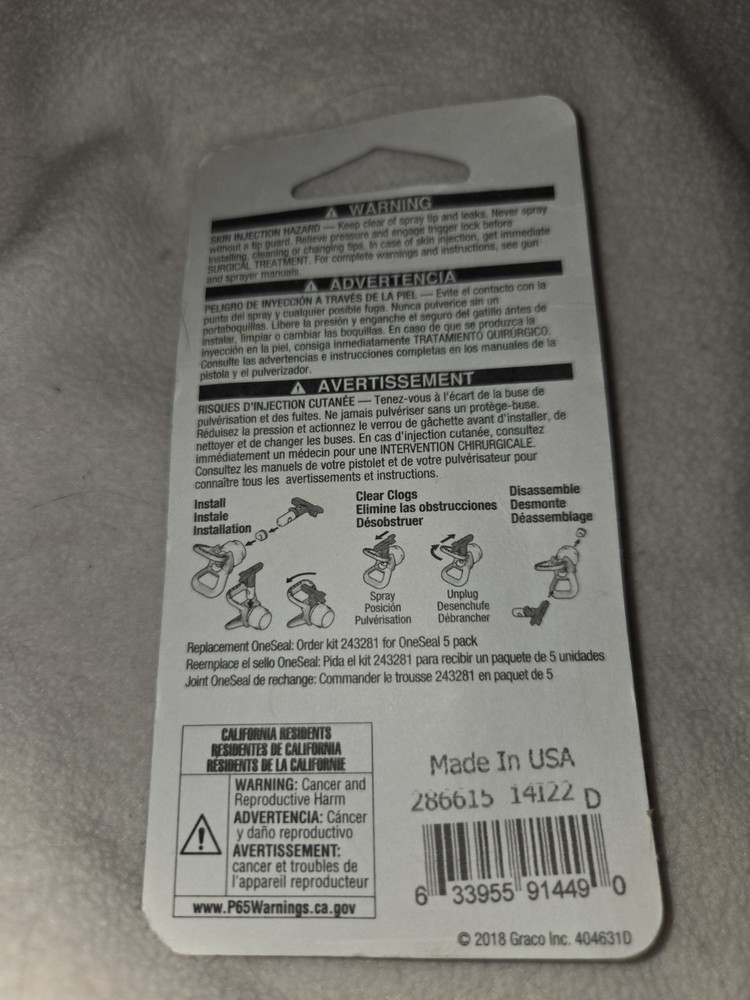 Graco 286615 Rac 5 Switch Tip