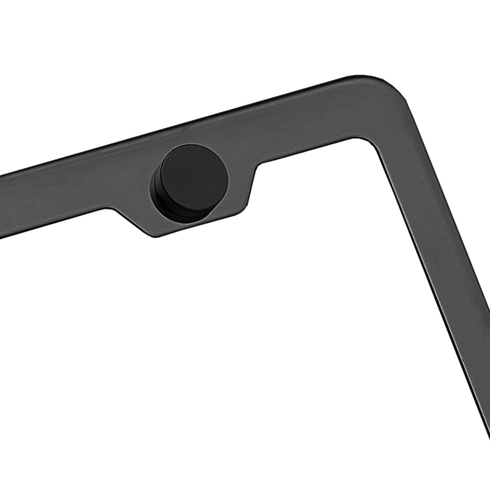 Laser Etched Customize Stainless Steel License Frame SiliconeGuard For Palisade