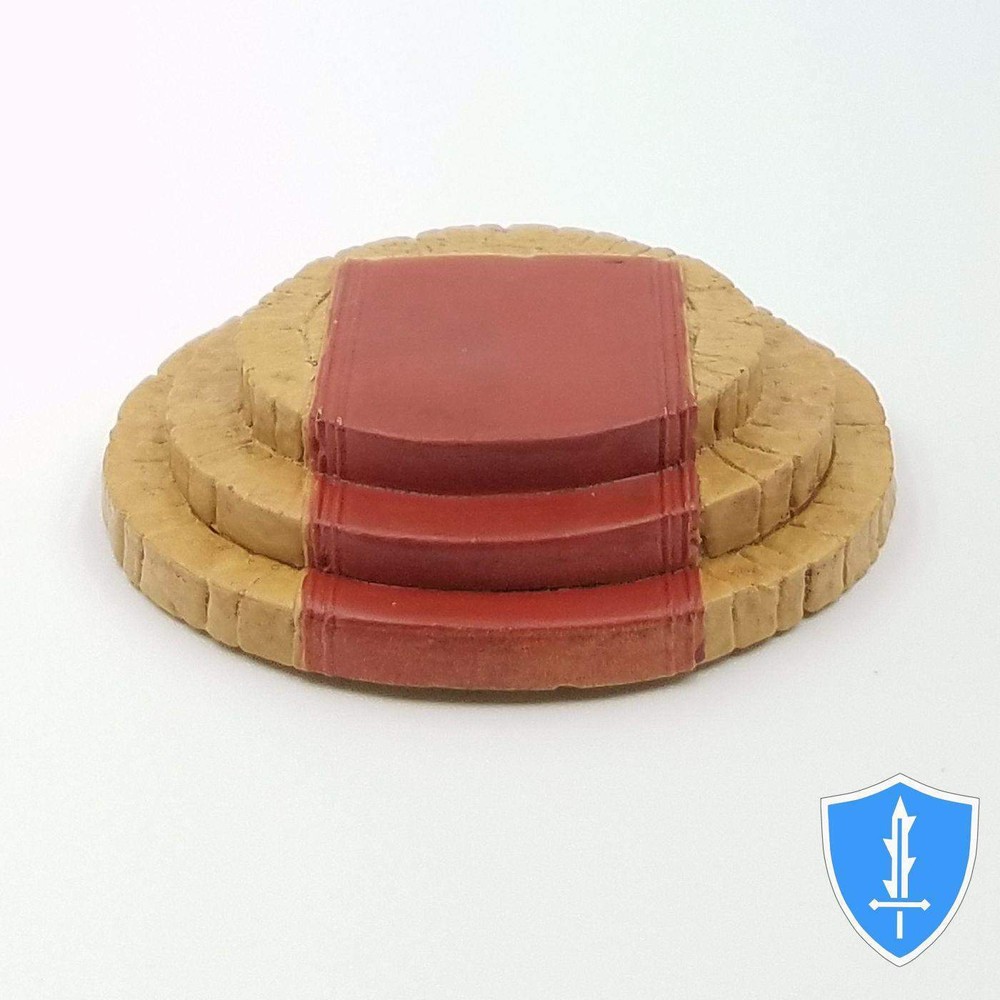 Barbarian Throne & Raised Dais Set - Kingmaker Pathfinder Battles D&D Dias Mini