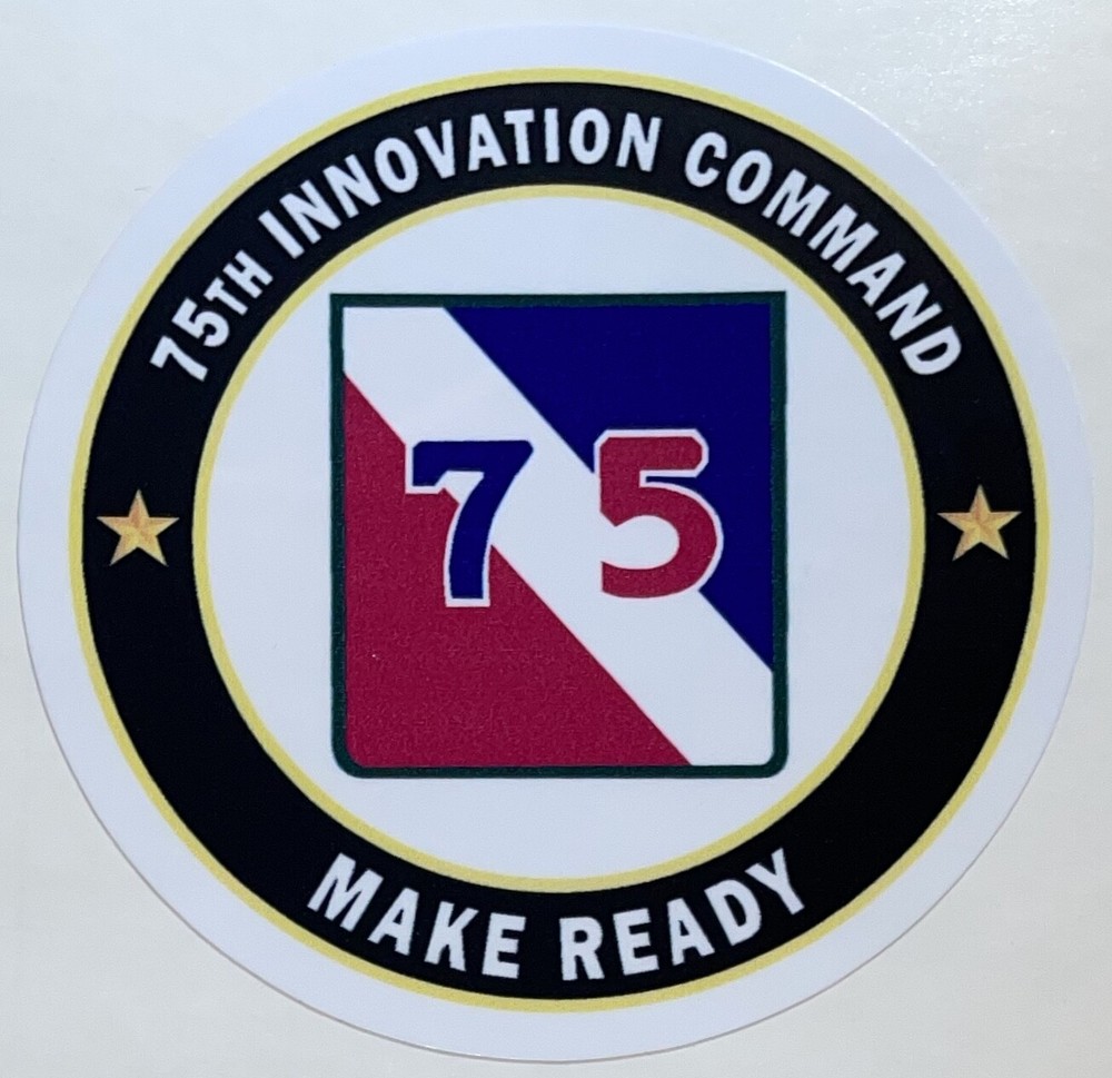 US Army 75th Innovation Command "Make Ready" Sticker D952