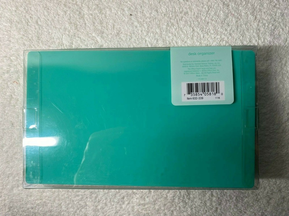 DESK ORGANIZER SOFT GREEN NEW