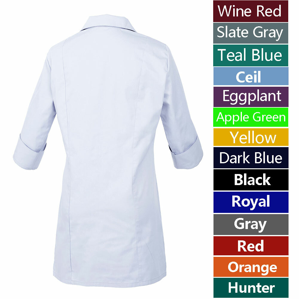 Women's 3/4 Sleeve Lab Coat