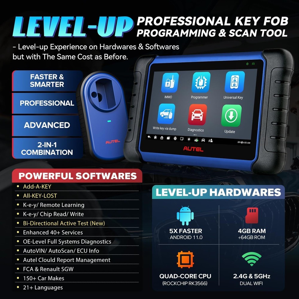 2024 Autel MaxiIM IM508S IMMO Key Programming Tool All System Diagnostic Scanner