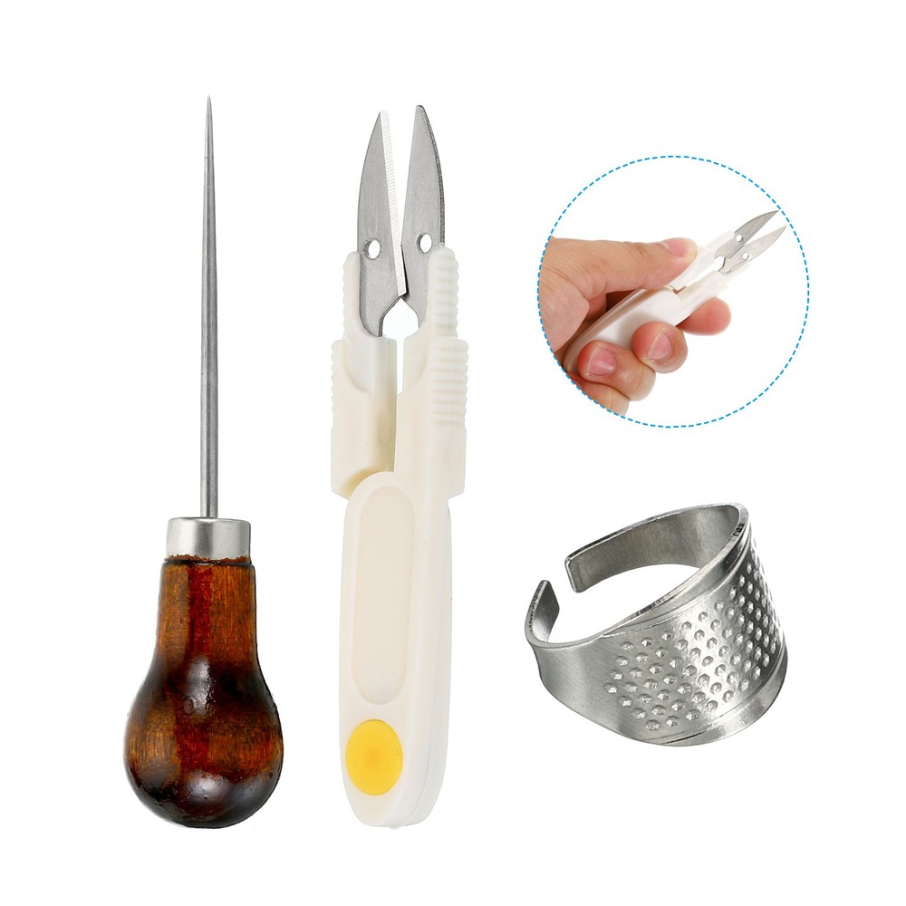 Bookbinding Kit, 21 Pieces Bookbinding Supplies Hand Book Binding Tool