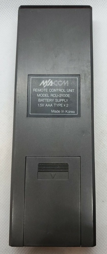Macom RCU-2100E Satellite Receiver TV Remote Control