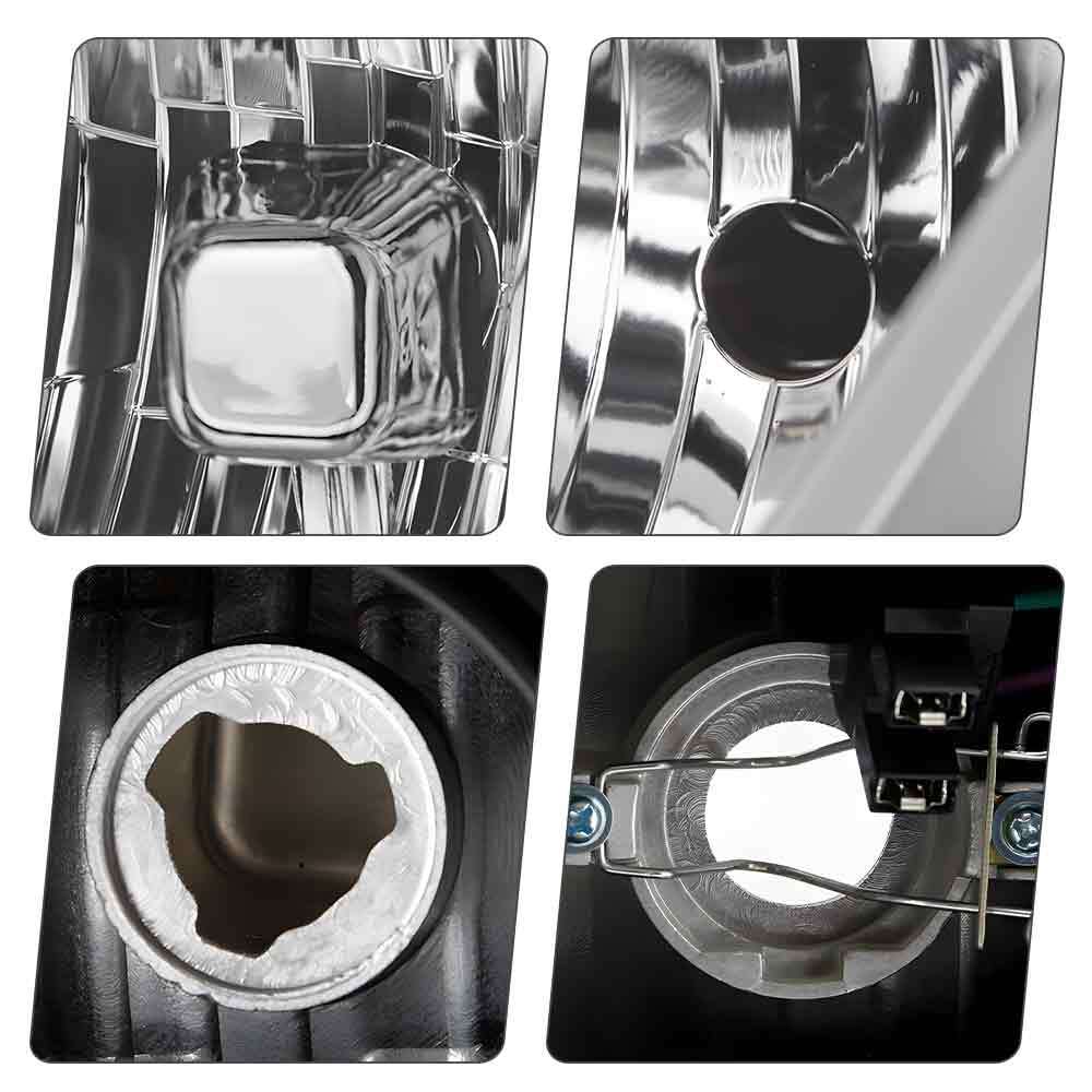 For 2013-2017 Chevy Traverse Halogen Type Headlights W/Bulb Pair Left+Right