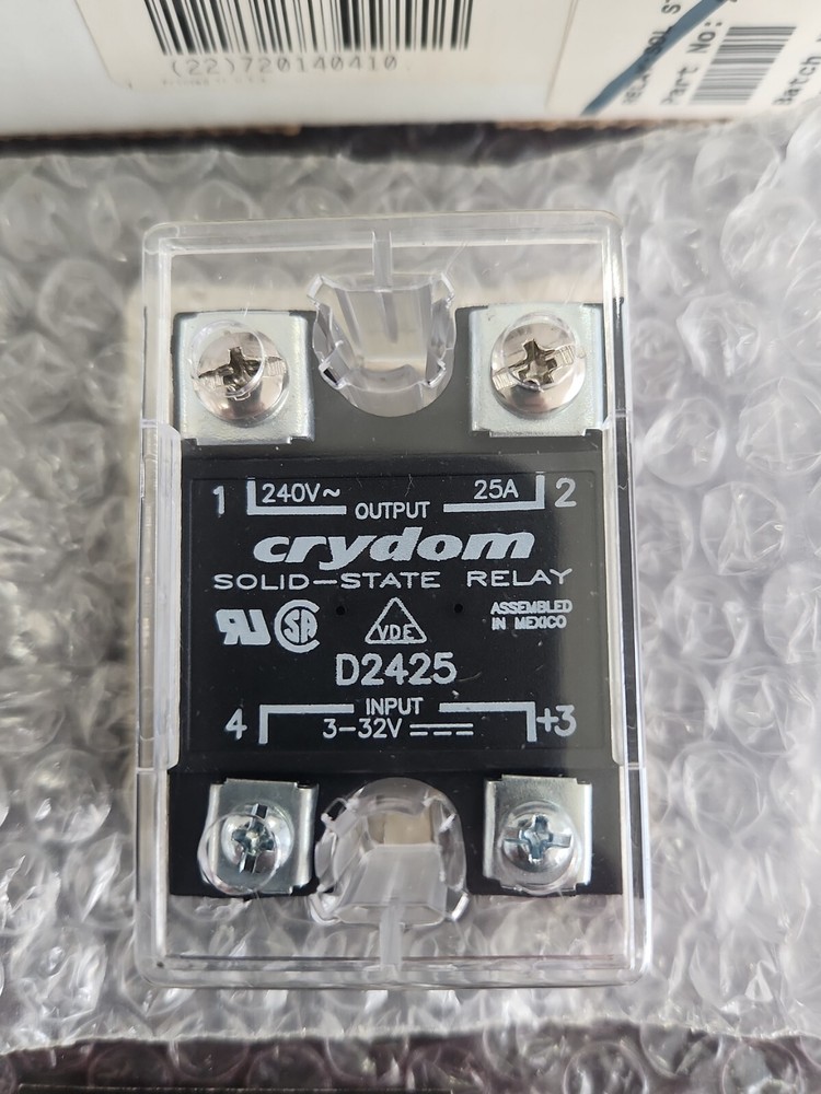 🆕️ Crydom D2425 Solid State Relay,3 To 32Vdc,25A ⚡️🇺🇸 SHIP+WARRANTY